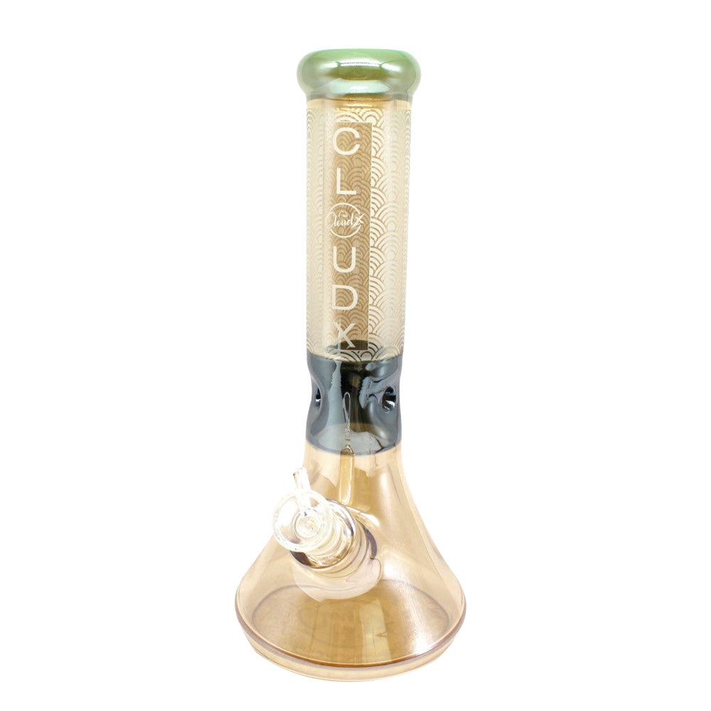 12'' 9MM COLORFUL BEAKER WATER PIPE G-G BY CALI CLOUDX