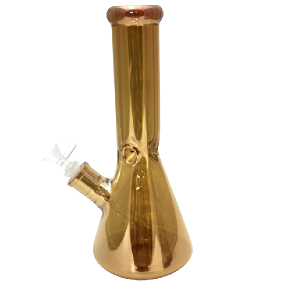 12'' Colorful Beaker Base Heavy Duty Water Pipe With 14 MM Male Bowl Glass On Glass