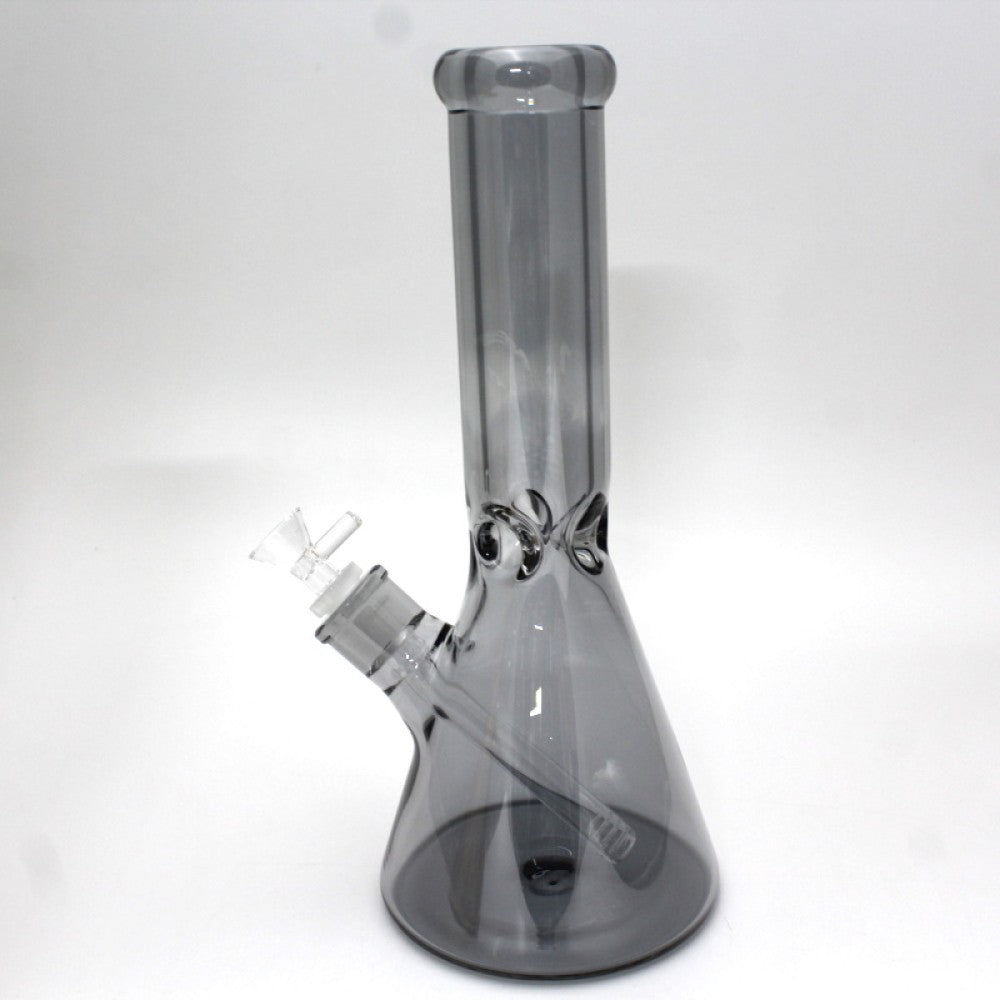 12'' Colorful Beaker Base Heavy Duty Water Pipe With 14 MM Male Bowl Glass On Glass