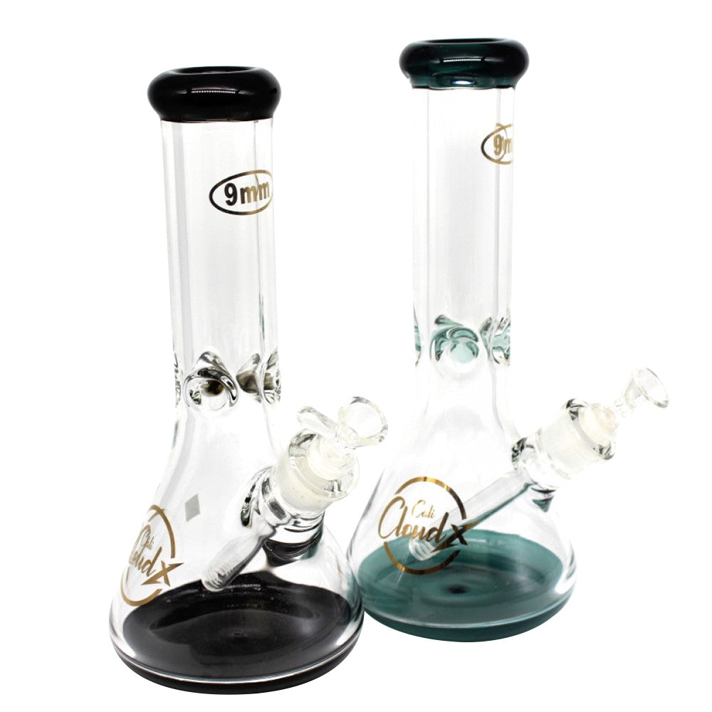 13"Colored Beaker Base 9 MM Cali cloudx Water Pipe