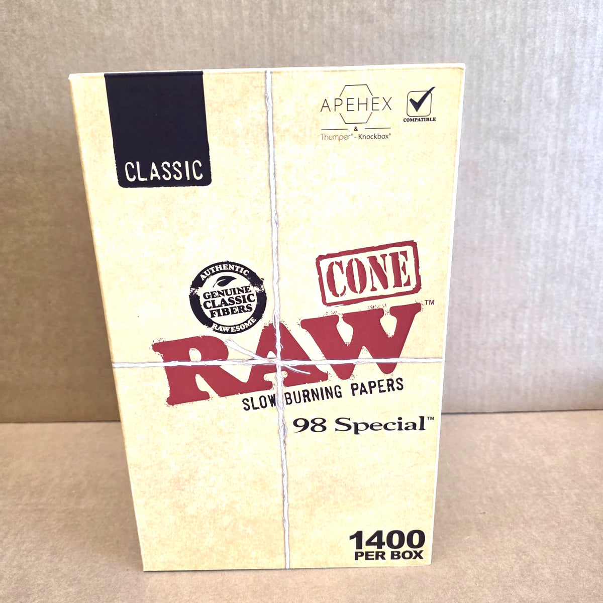 Raw Classic 98 Special 1400 Cones  Per Box