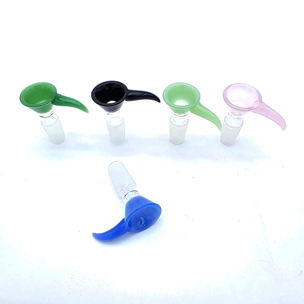 Set of 12 zombie glass bowls, 14mm male joint, durable heat-resistant glass accessories for water pipes, bulk pack for replacement use