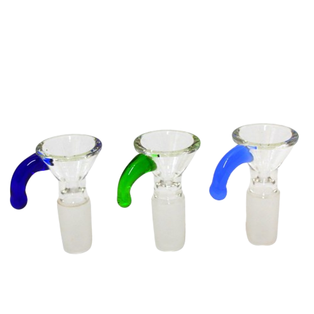 14mm Male Color Tube Handle Bowl