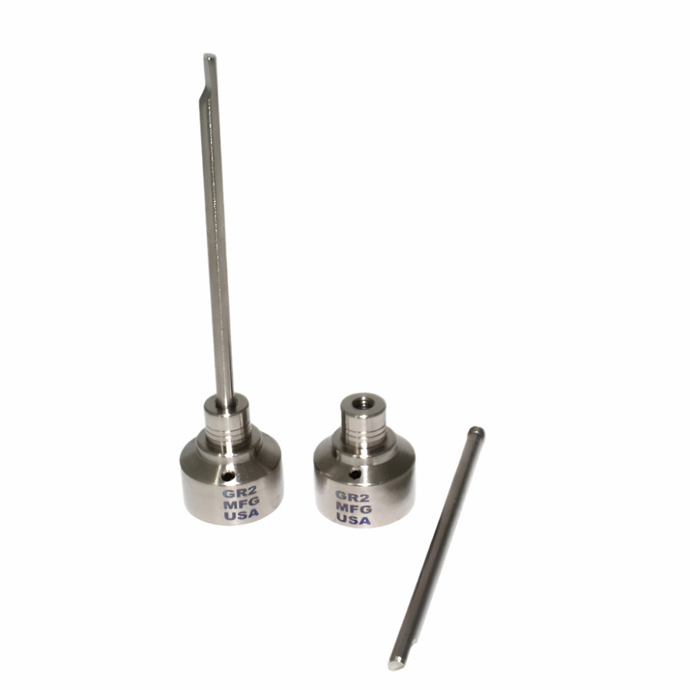 18mm titanium carb cap strong heat resistant dab tool for better airflow control and smooth concentrate vaporization