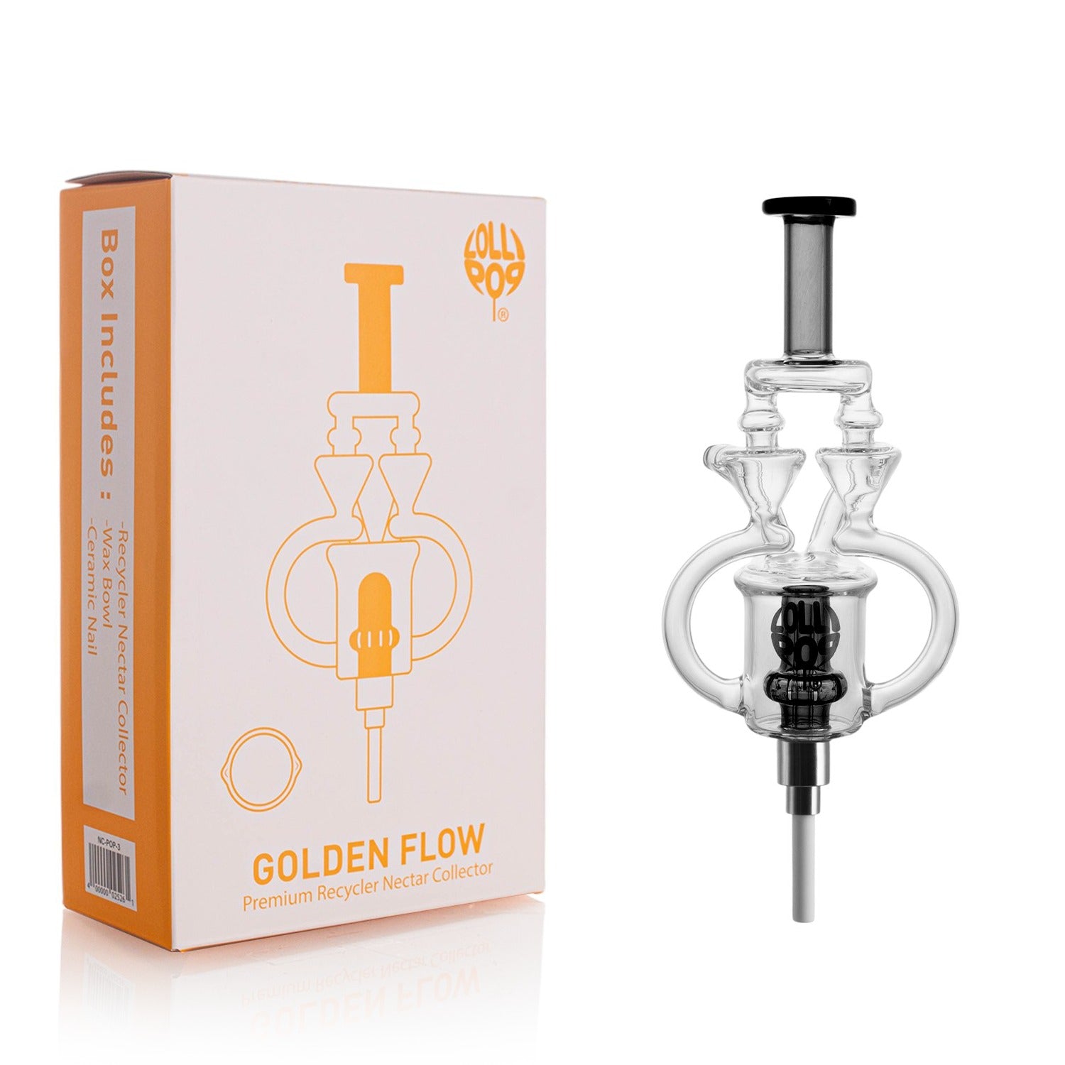 Golden Flow Premium Recycler Lollipop Straw Kit