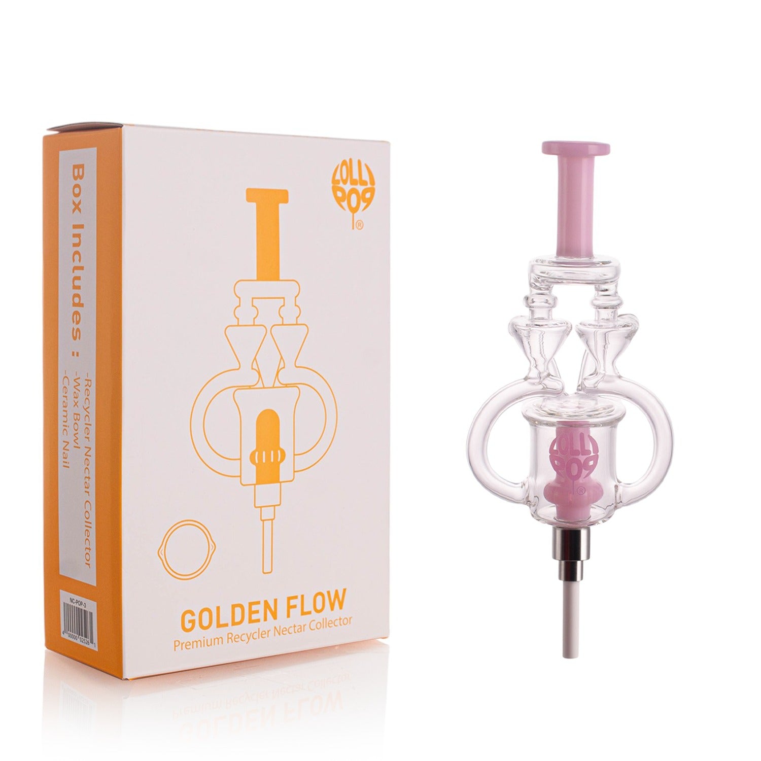 Golden Flow Premium Recycler Lollipop Straw Kit
