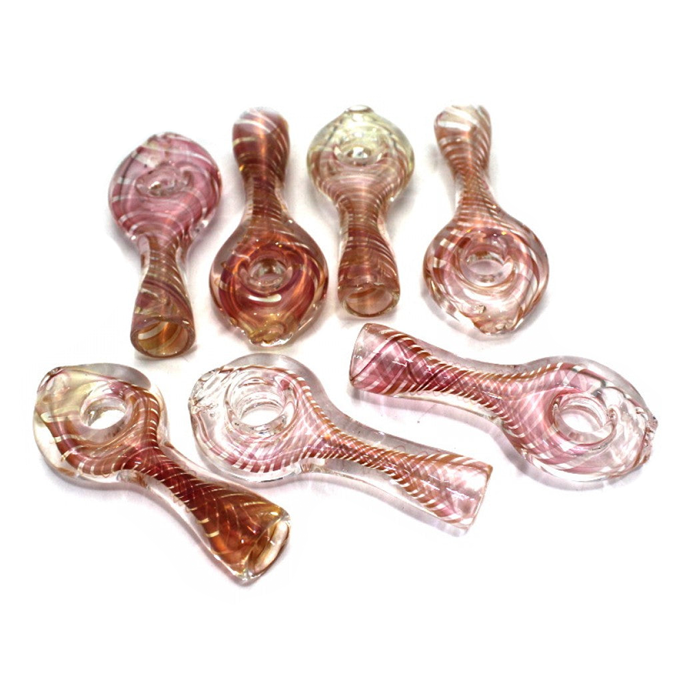 3'' Gold Fumed Donut Design Chillum