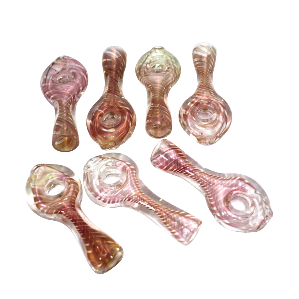 3'' Gold Fumed Donut Design Chillum