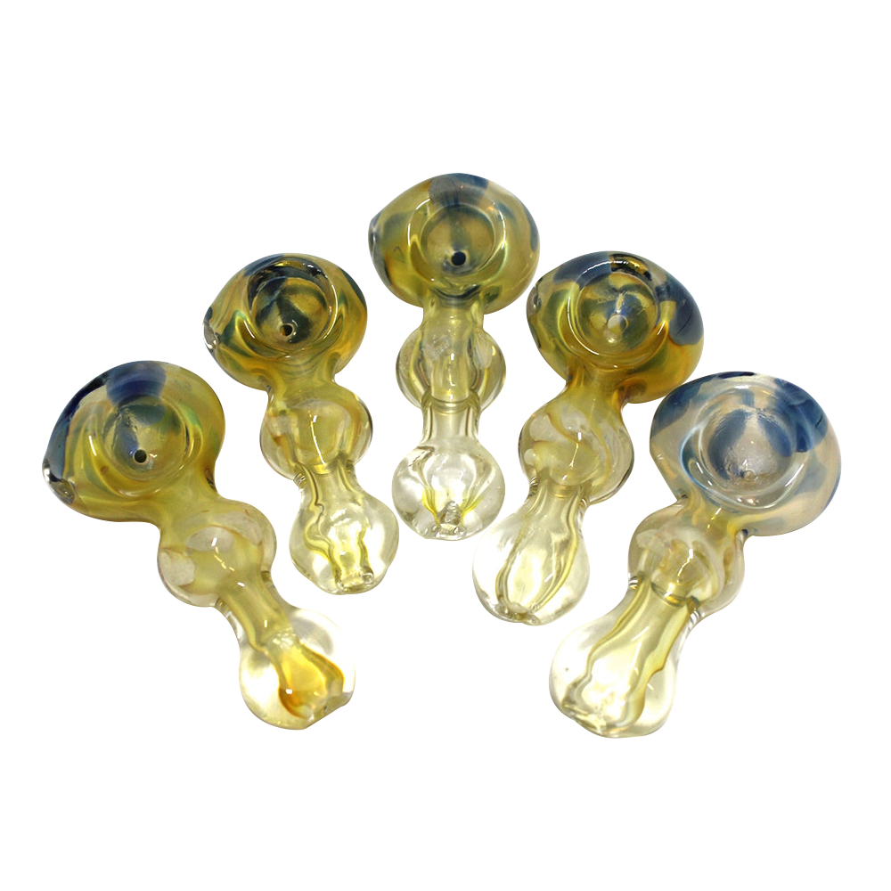 3" Step Design glass hand pipe