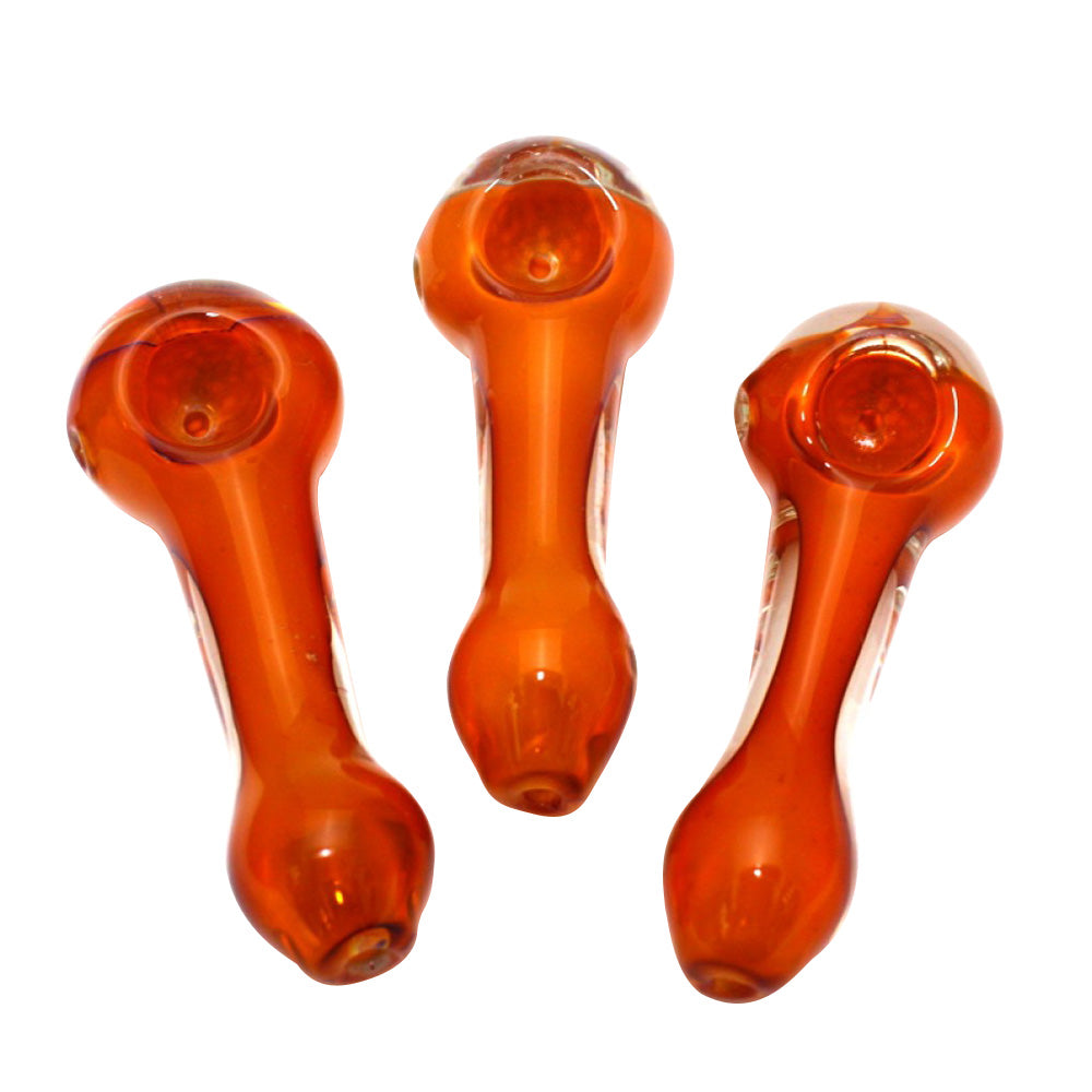 4.5"Bubble Head Heavy Duty Glass Hand Pipe