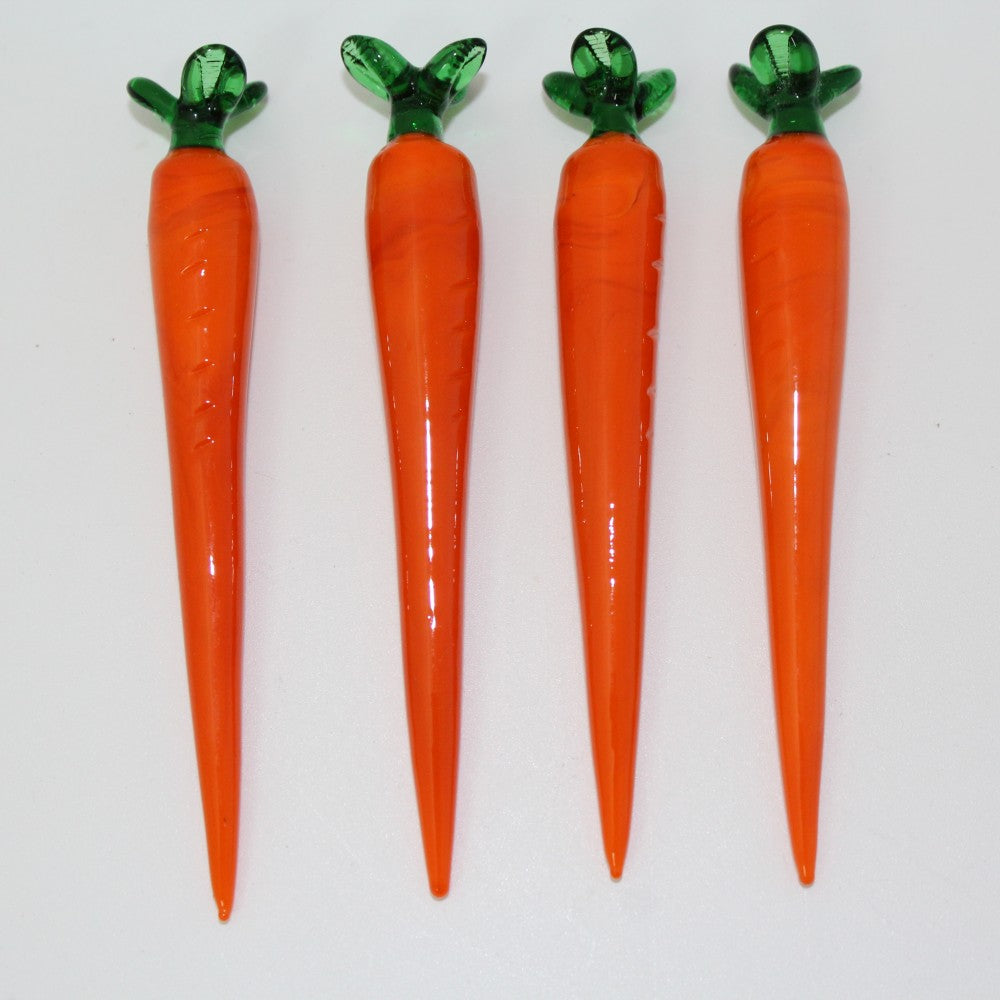 4'' Carrot Shape Glass Dab Tool