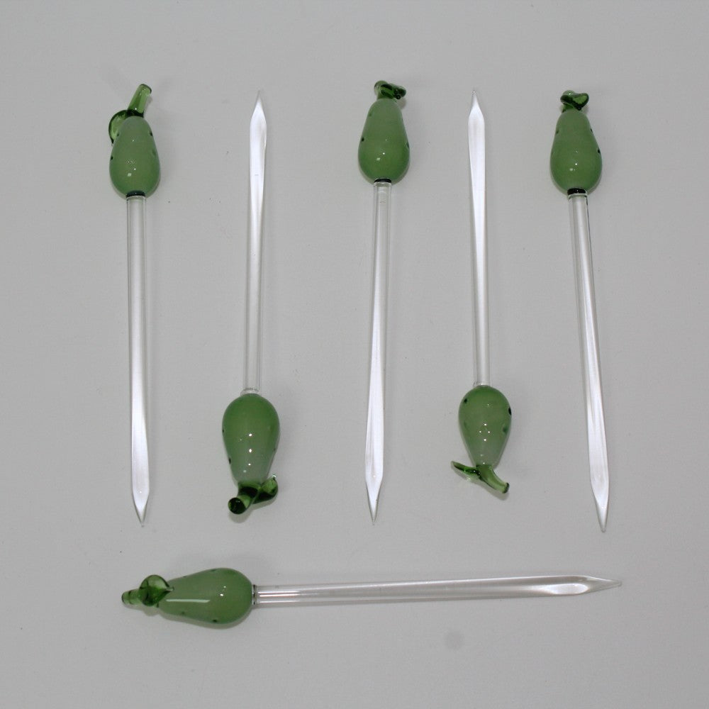 4'' Pear Shape Glass Dab Tool