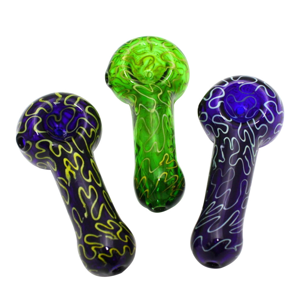 4" Art Design Color Hand Pipe