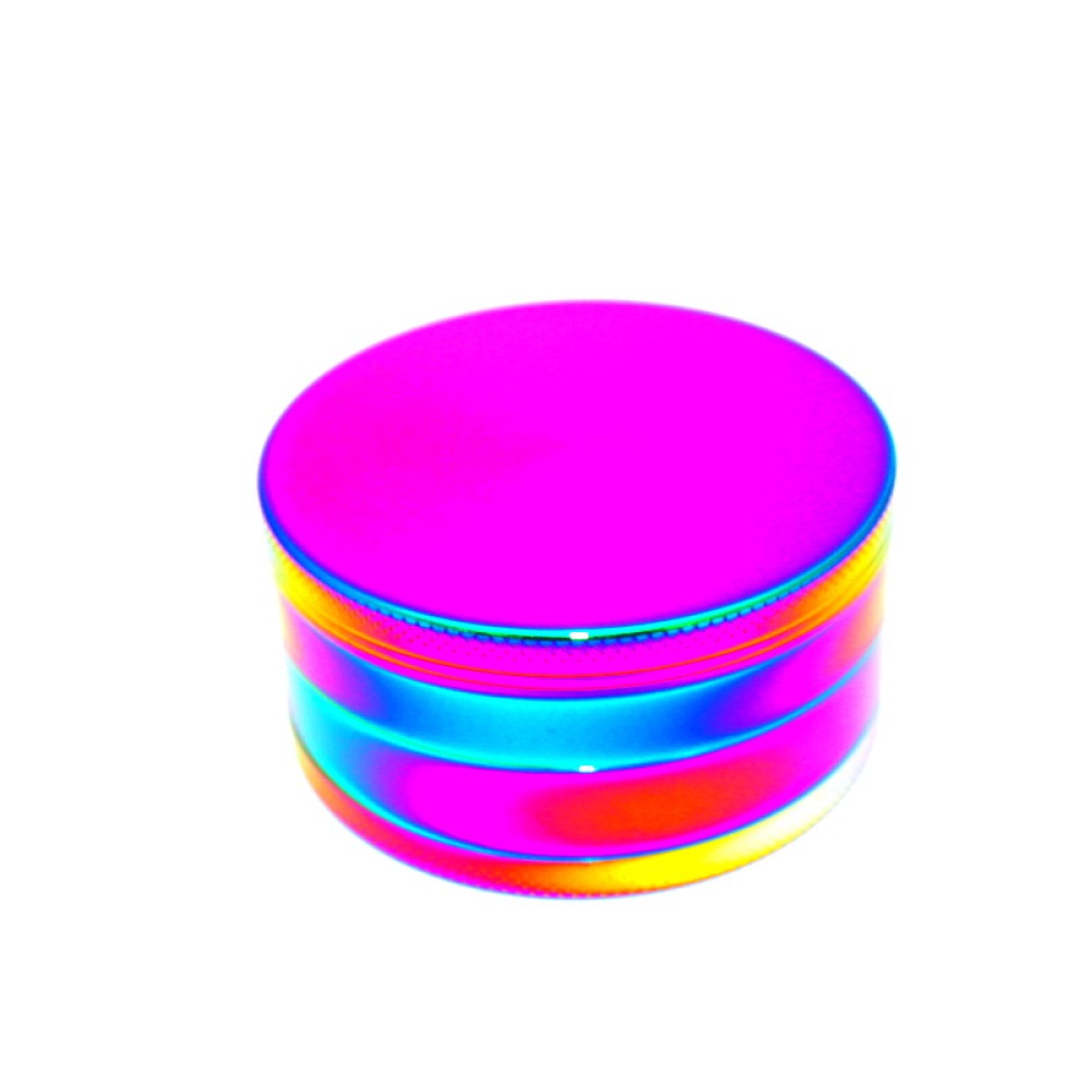 4 Part Rainbow Color Heavy Grinder 80mm
