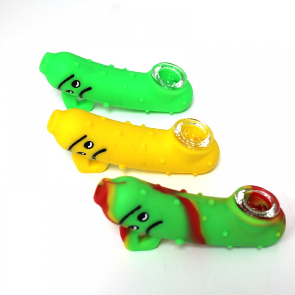 4'' Silicone New Design Assorted Color Hand Pipe