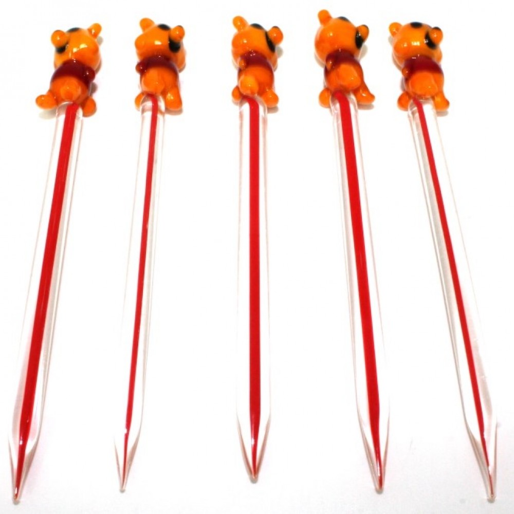 5'' Animal Art Design Glass Dab Tool