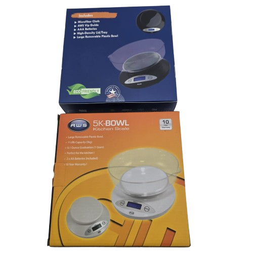 5K - Bowl AWS multi function kitchen scale 5KG X 1G