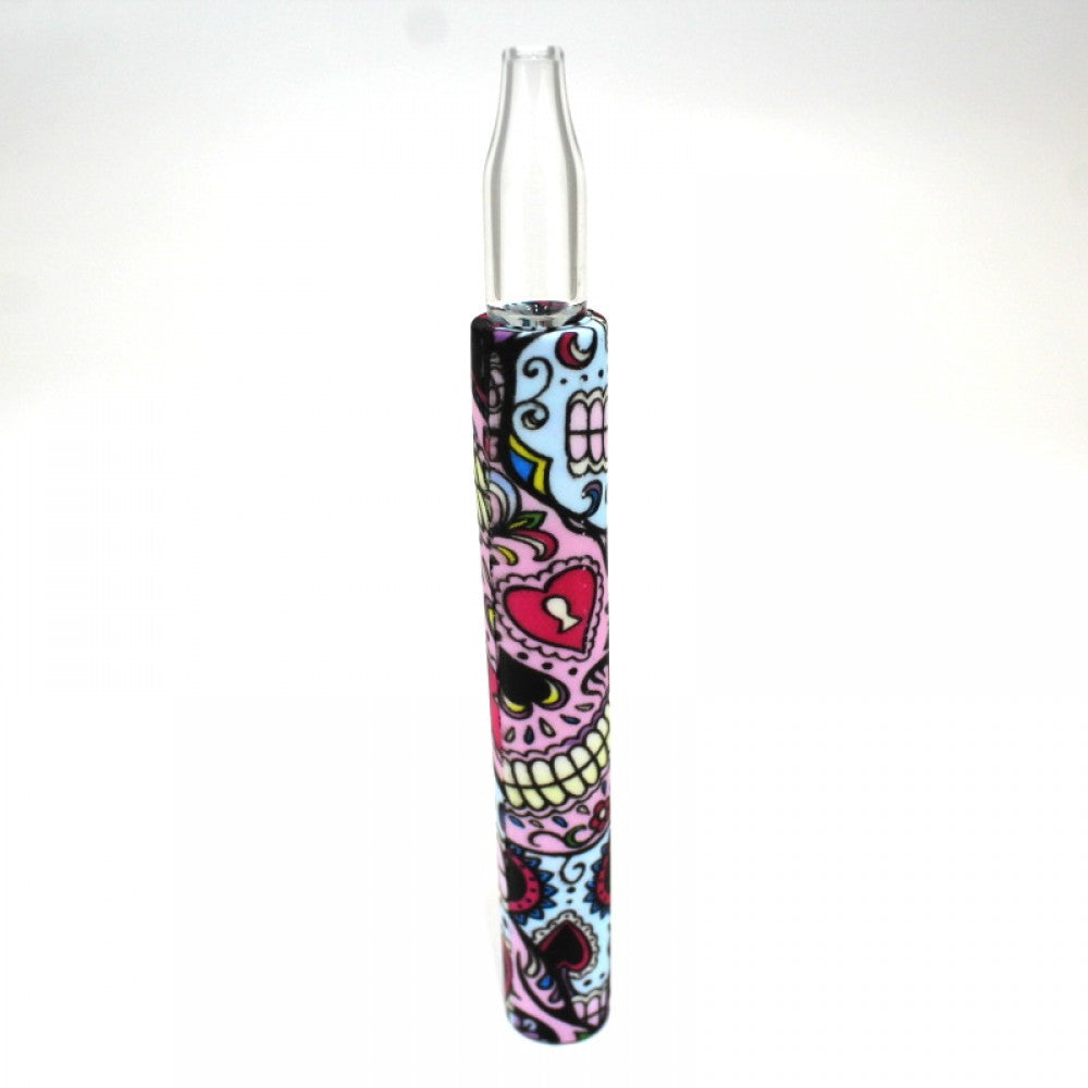 5'' Silicone Multi Color Straw Kit with Glass