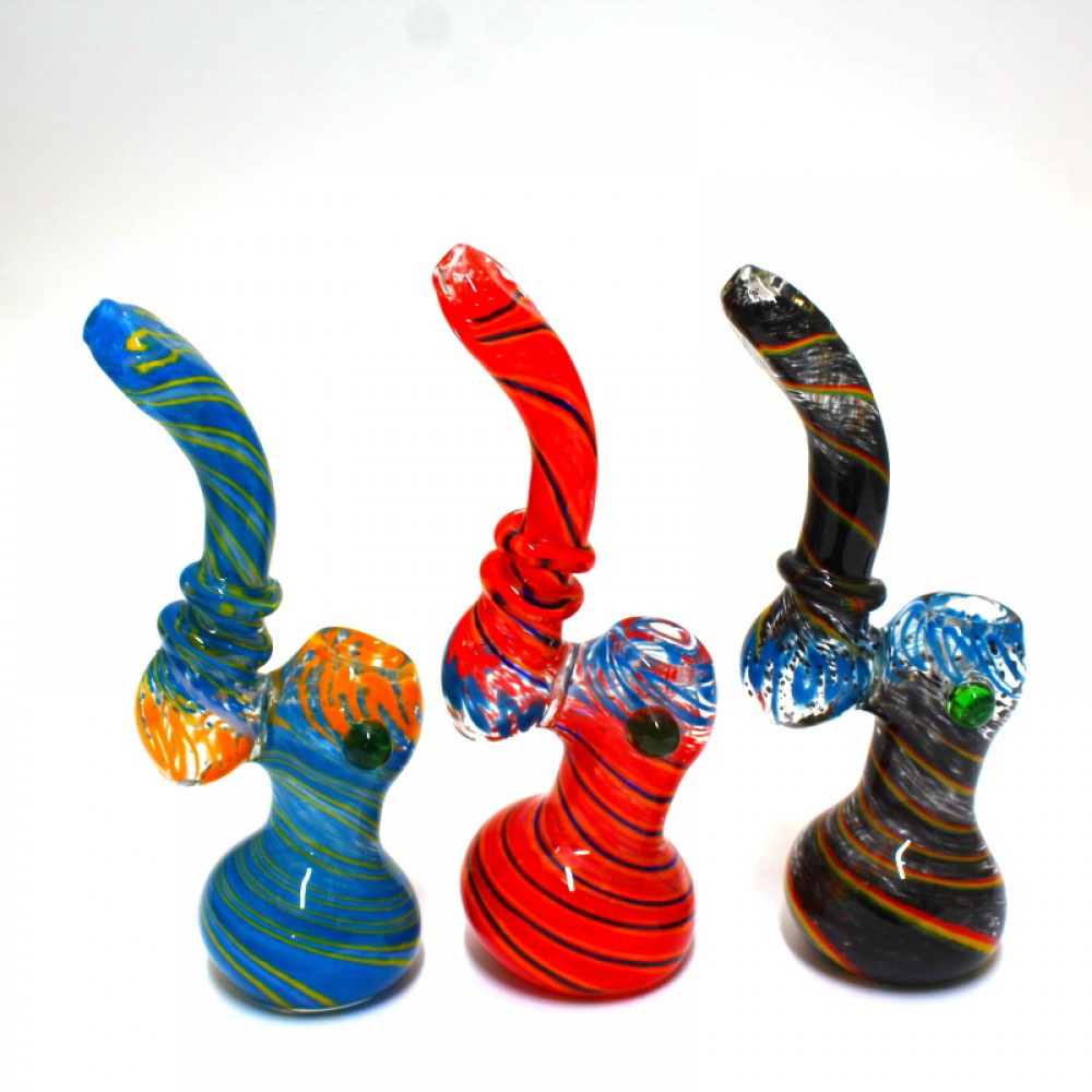 6.5"Multi Color Bubbler Medium