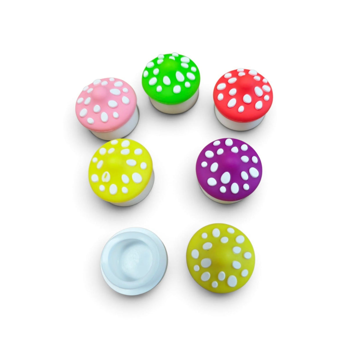 5 ML Silicone Doted Color Containers 70 Ct Jar