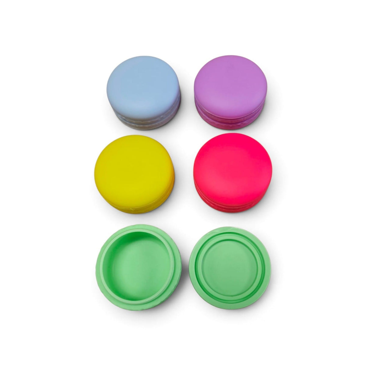 20 ML Silicone Assorted Colors Containers 20ct Jars