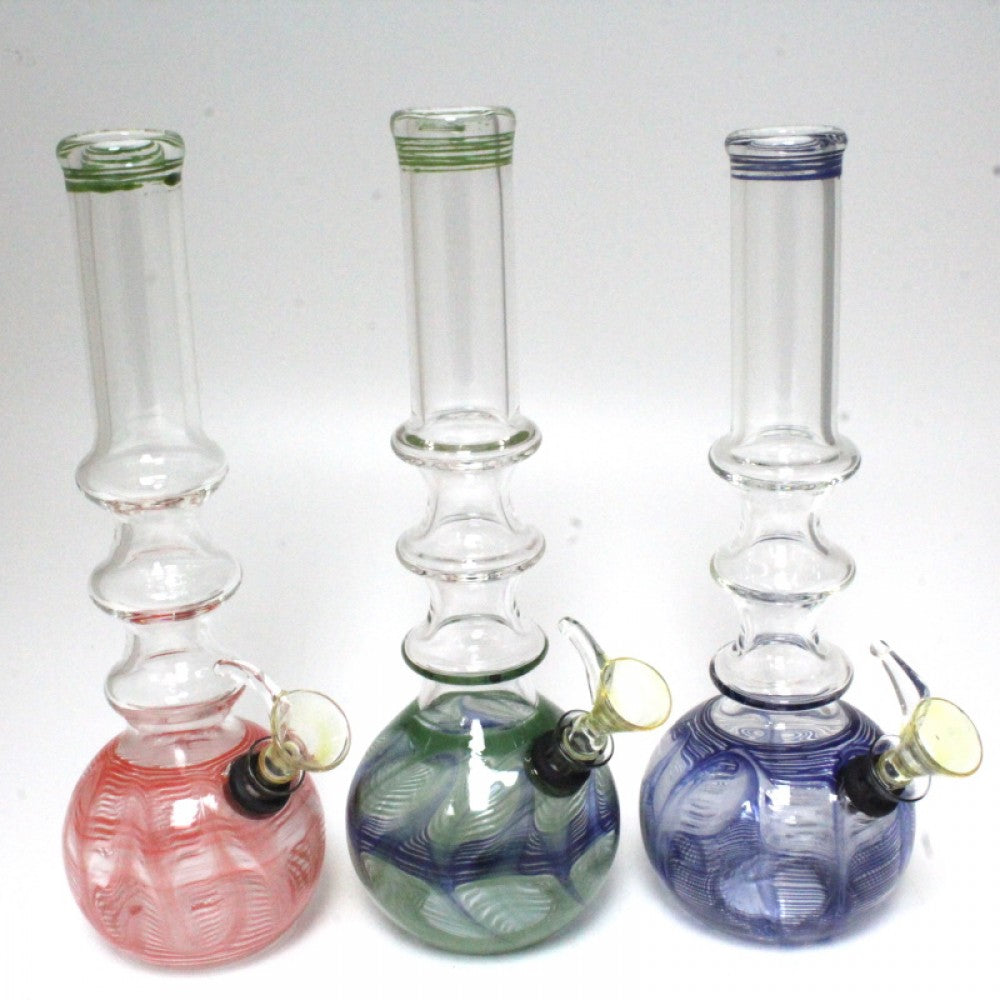 10'' USA Made Round Art Triple Step Water Pipe Regular