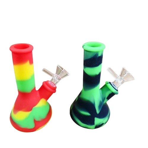 5" Silicon Beaker Water Pipe