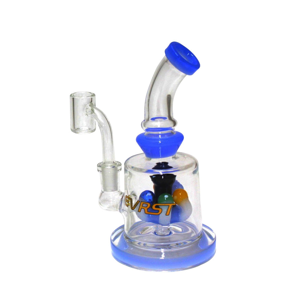 6" Evrst Mushroom Dab Rig Water Pipe With 14mm Male Banger