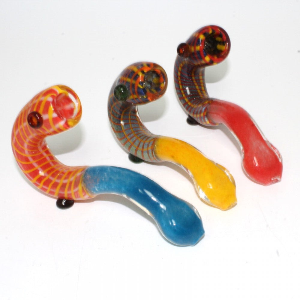 6'' Multi Swirl Color  Heavy Duty Sherlock pipe