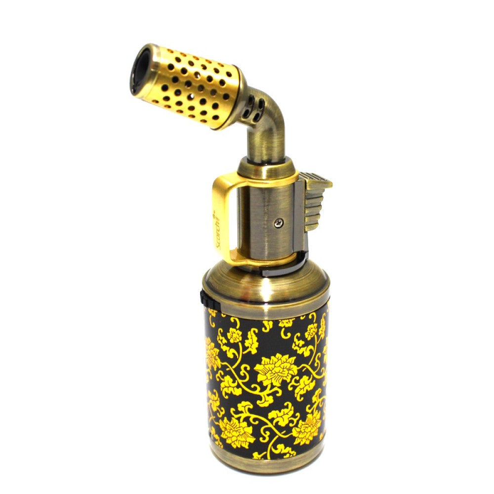 6" New Scorch Torch Hold Button Design Multi Color Heavy Duty Blow Torch