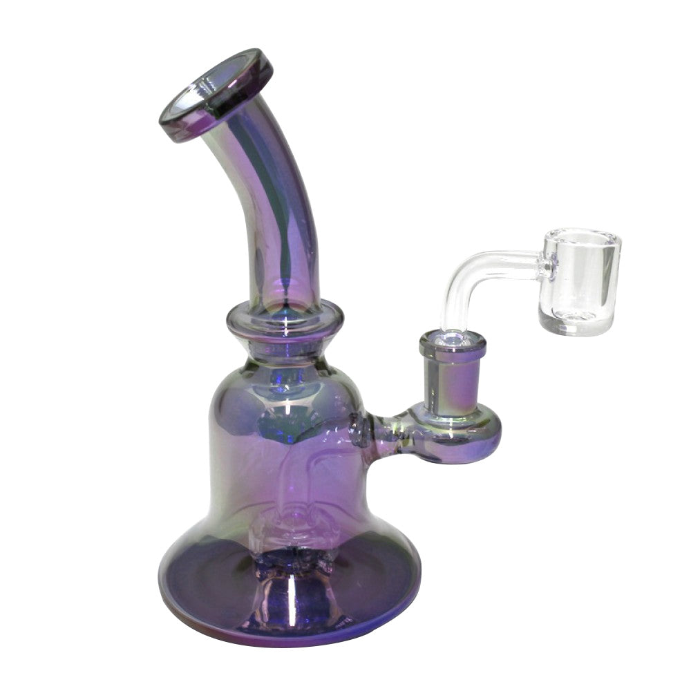 7" Colorful Dab Rig Water Pipe With 14mm Male Banger