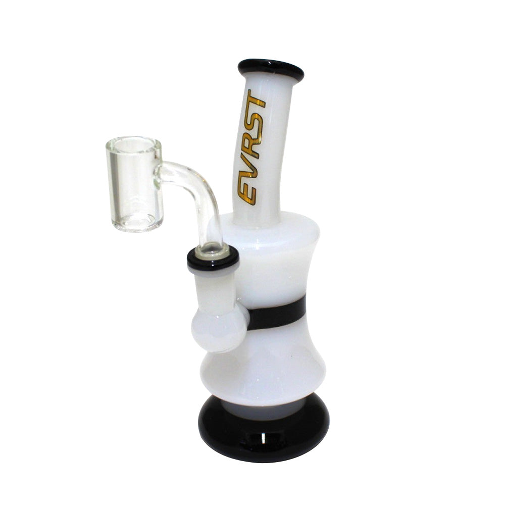 7" Evrst Curve Dab Rig Water Pipe with 14mm Male Banger