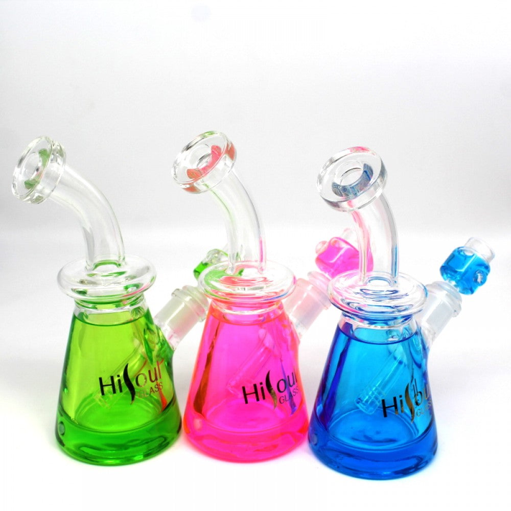 8.5''LIQUID FILED WATER PIPE BEAKER BASE WITH 14 MM LIQUID BOWL