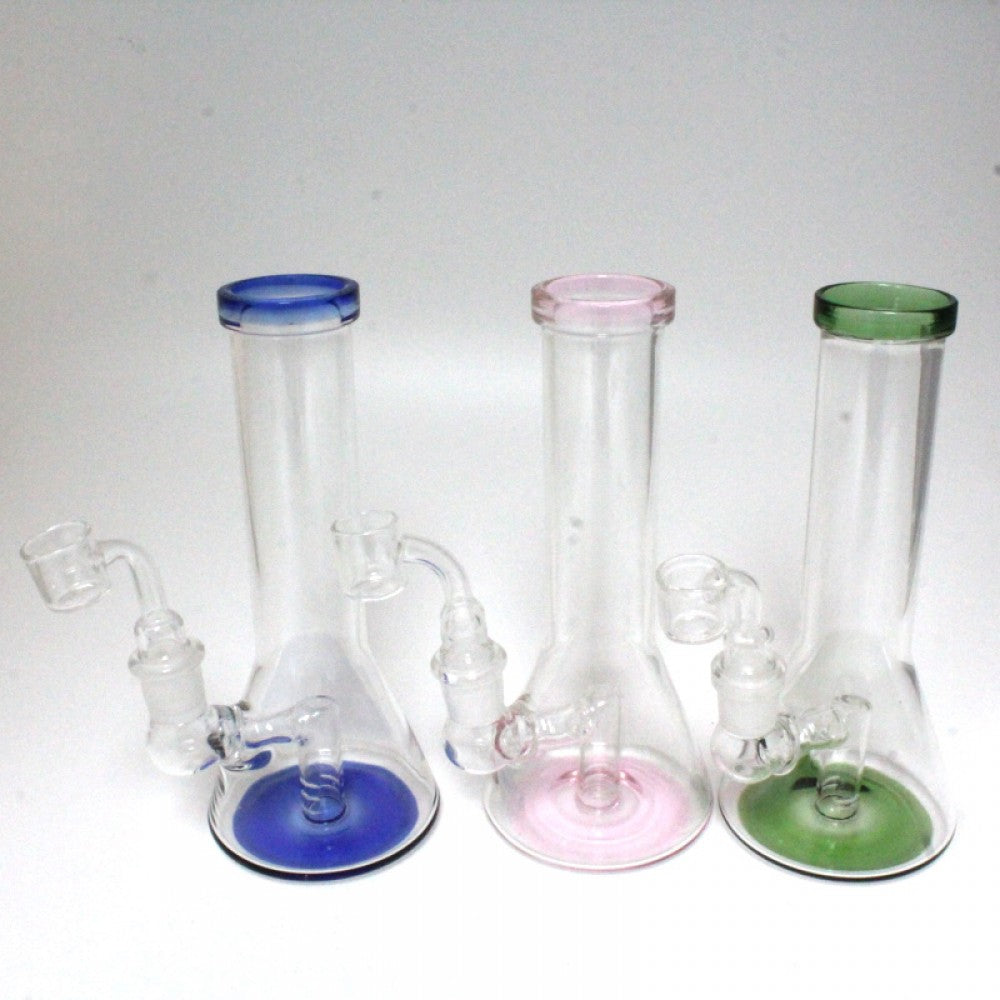 8'' Beaker Base Dab Rig Water Pipe With 18 MM Male Banger