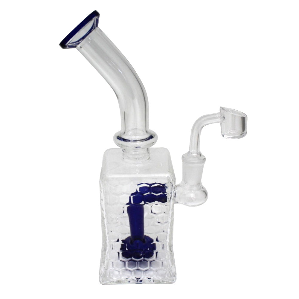 9'' Bubble Design Dab Rig Water PIpe With 14 MM Male Banger