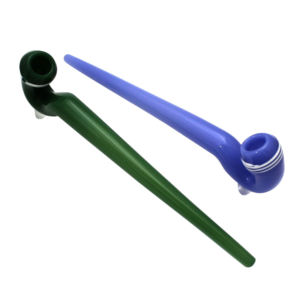 9'' Solid Color Heavy Duty Glass Sherlock Pipe