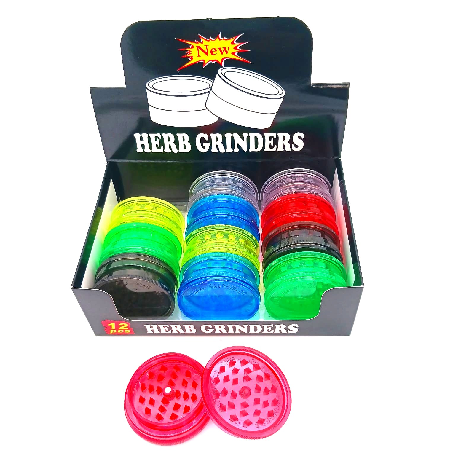 3 PART ACRYLIC GRINDER 56 MM SIZE