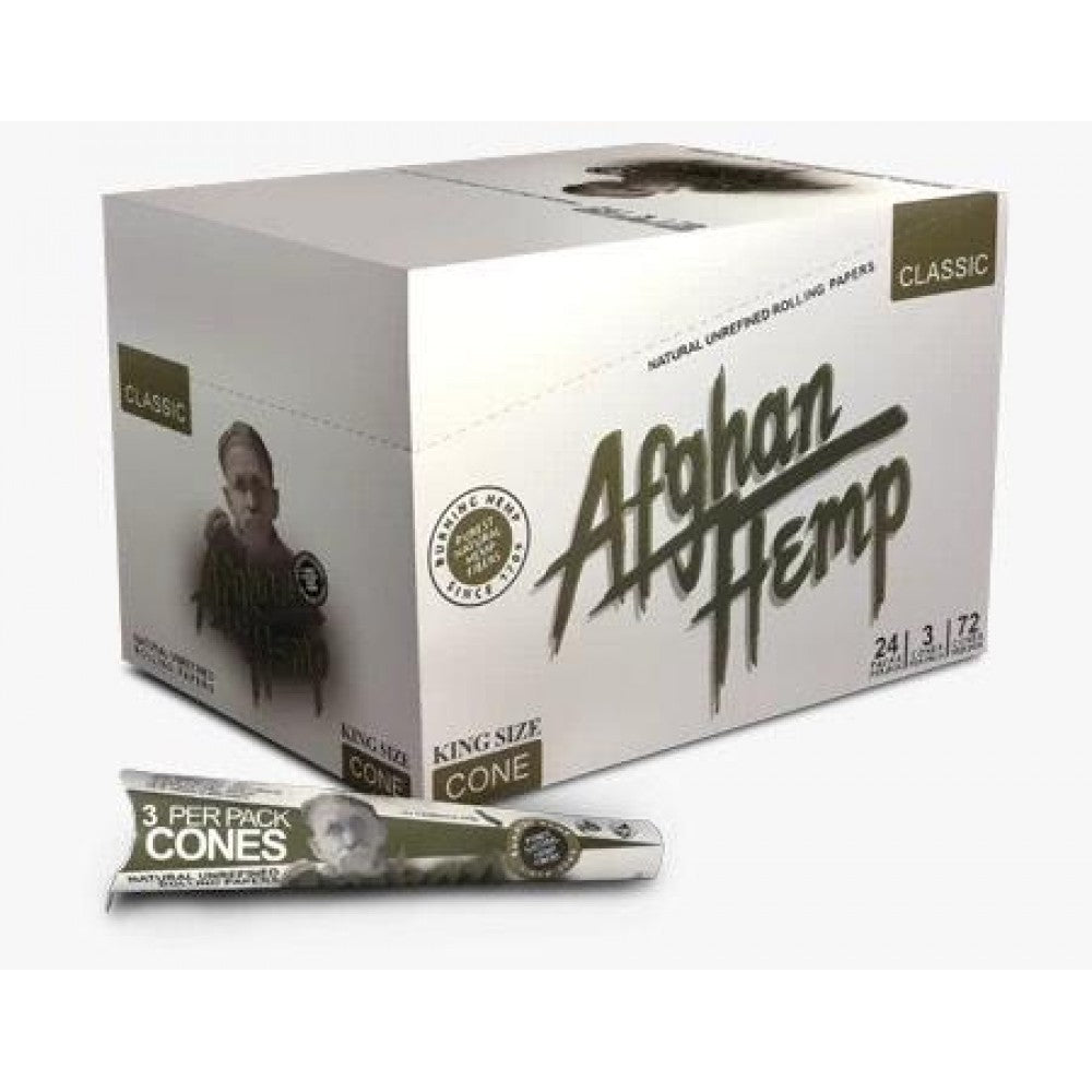 Afghan Hemp Classic King Size-72 cones per box