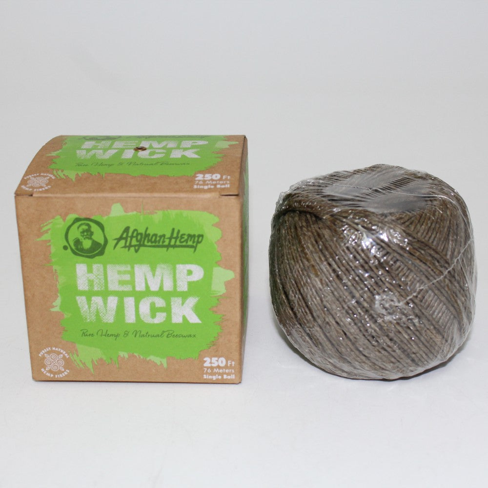 Afghan Hemp Wick 250 Ft /76 Meters Single Ball