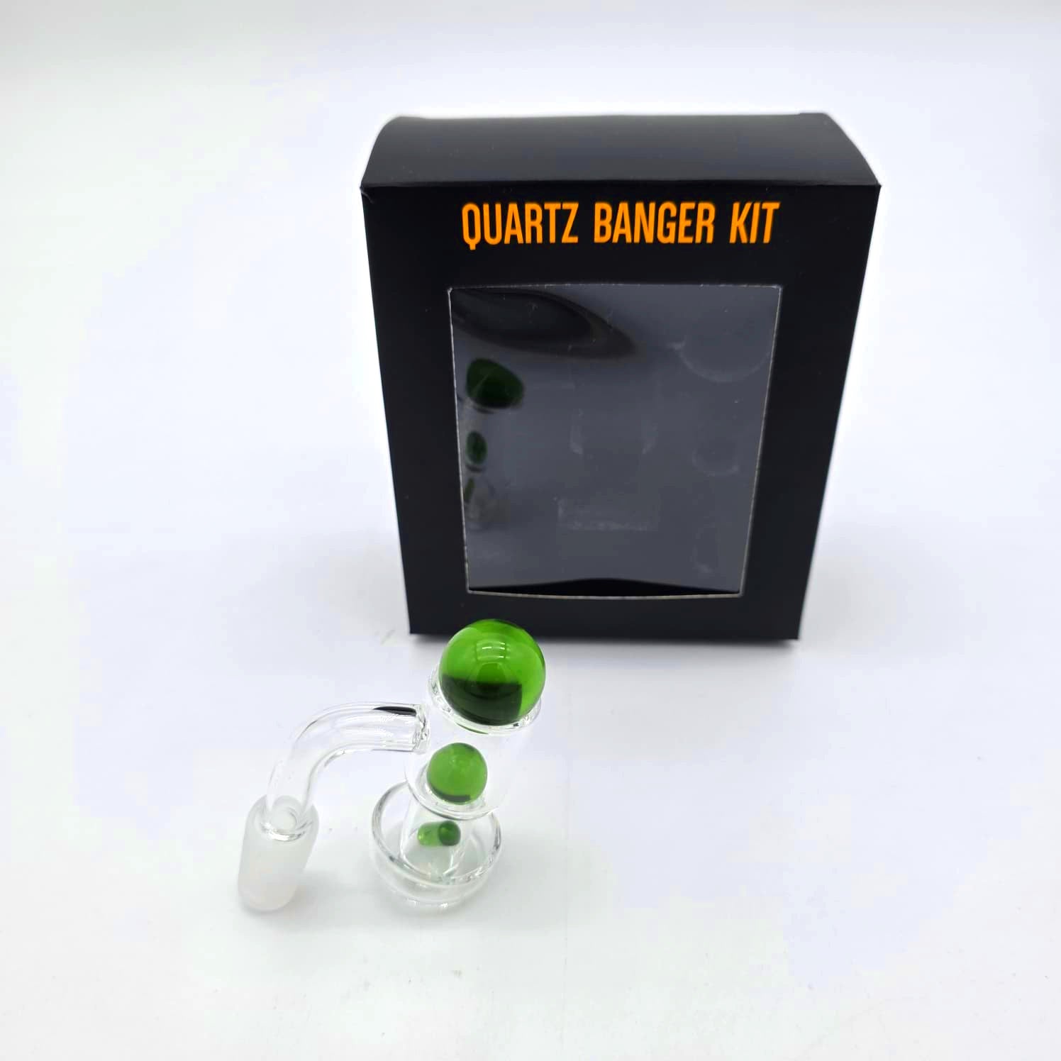 Big Base quartz banger with carb Set 14mm male Kit