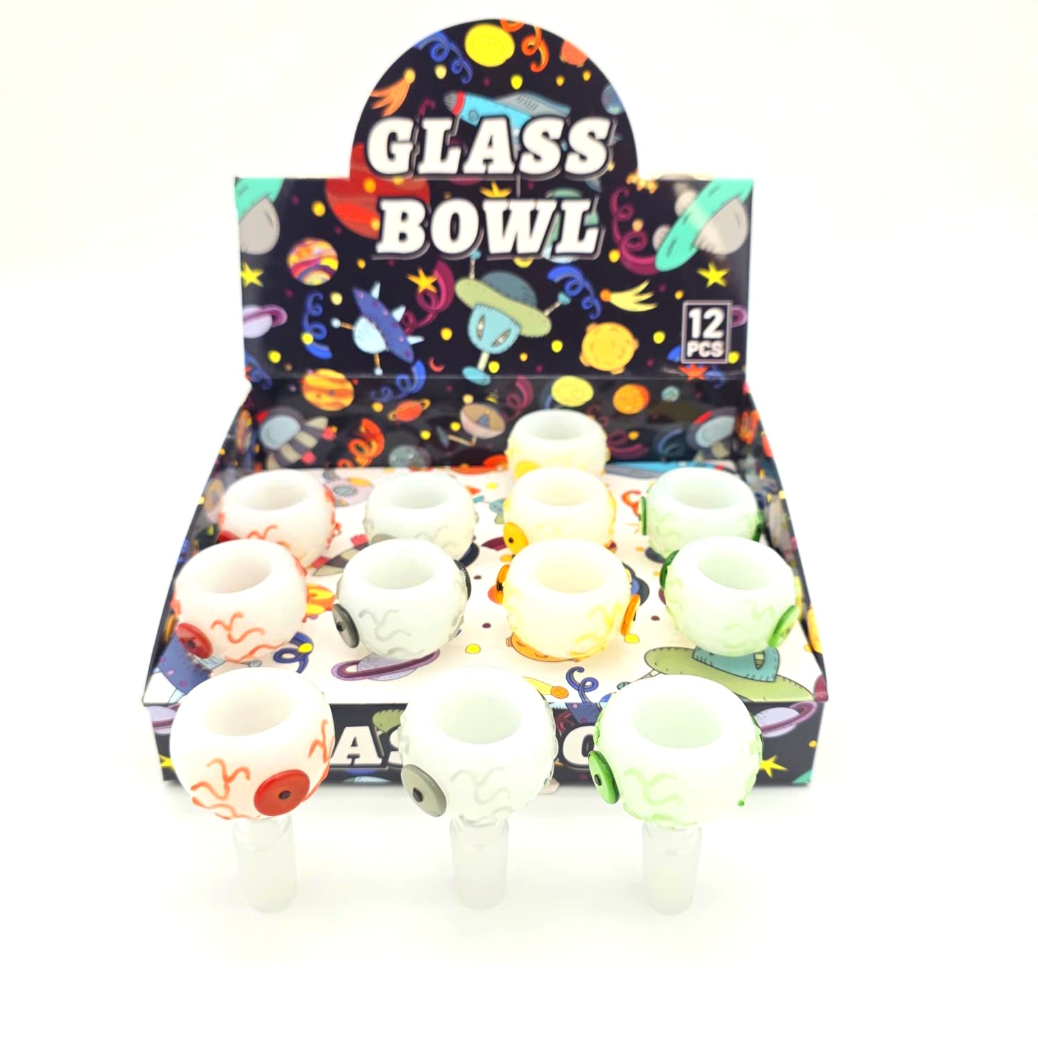 Fancy Glass Bowl 14MM Male 12pcs