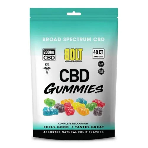 BOLT CBD Gummy Bag – 2000mg 40 Count