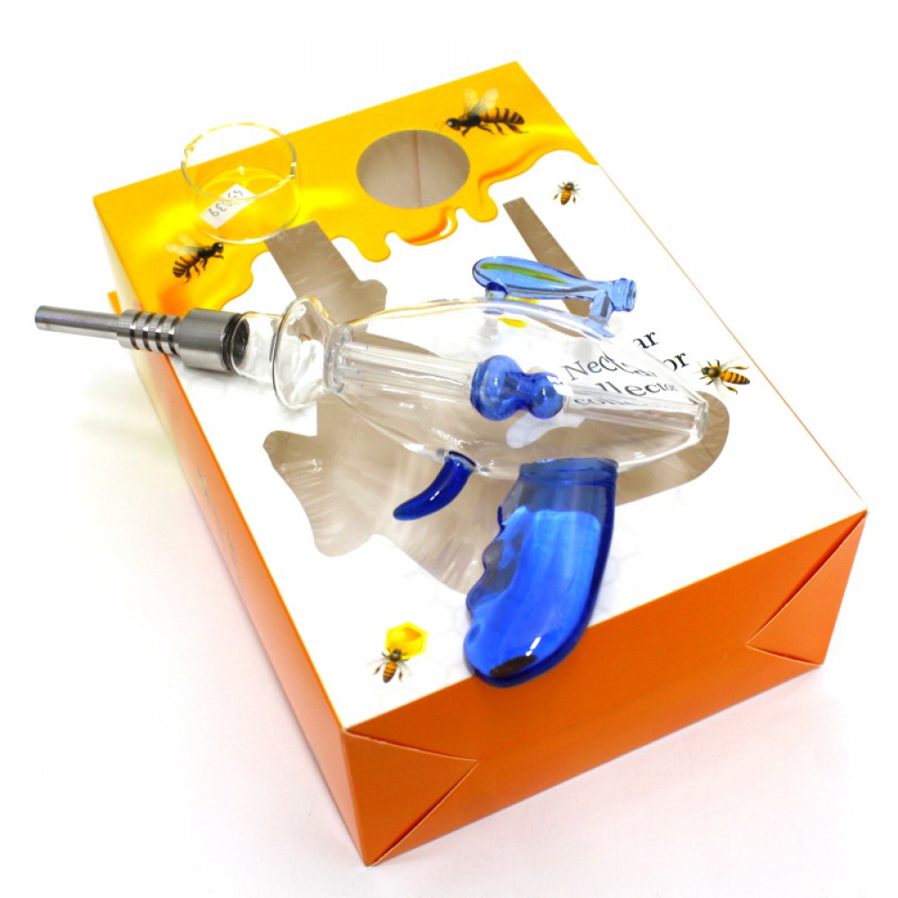 Bee Gun Design Straw Kit With Screw Titanium Nail