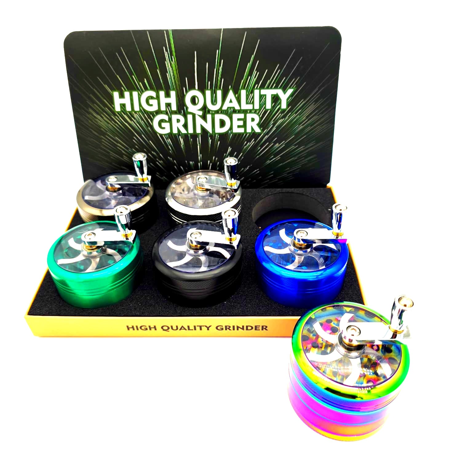 4Part Handle Grinder 63mm