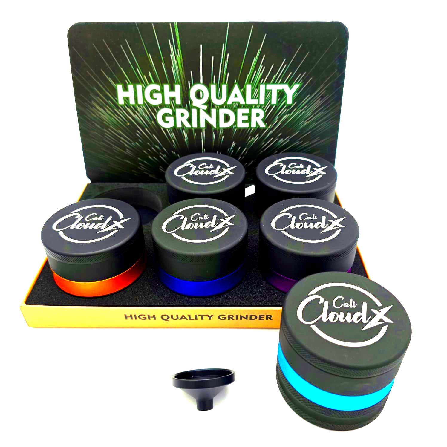 4Part Cali Cloudx Zinc Window Grinder with cone
