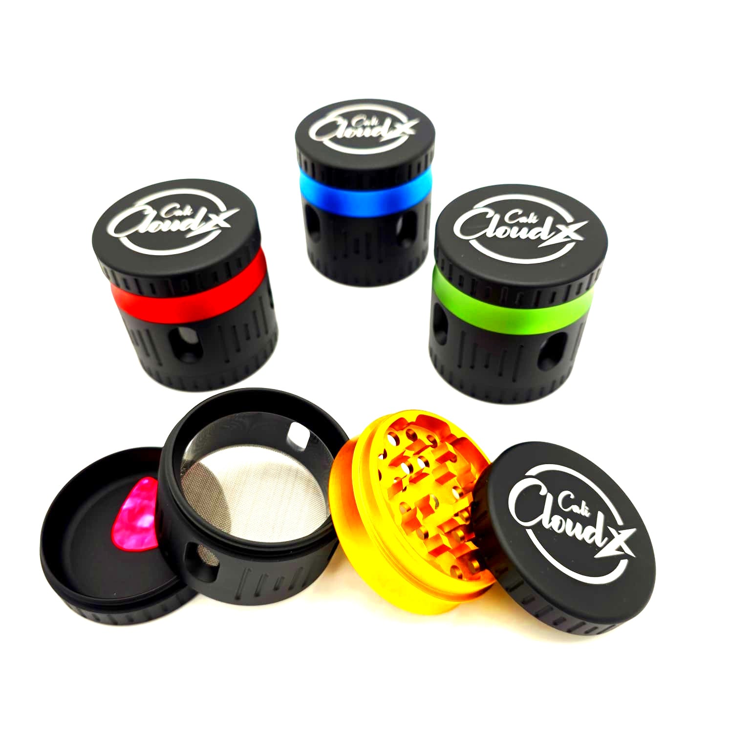 Cali Cloudx  Black Color Grinder 63mm