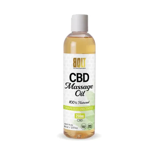 CBD Massage Oil – Grapeseed Unscented 250mg