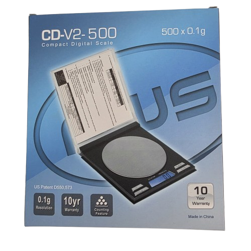 CD- V2 - 500 AWS compact digital scale 500 X 0.1G for herb