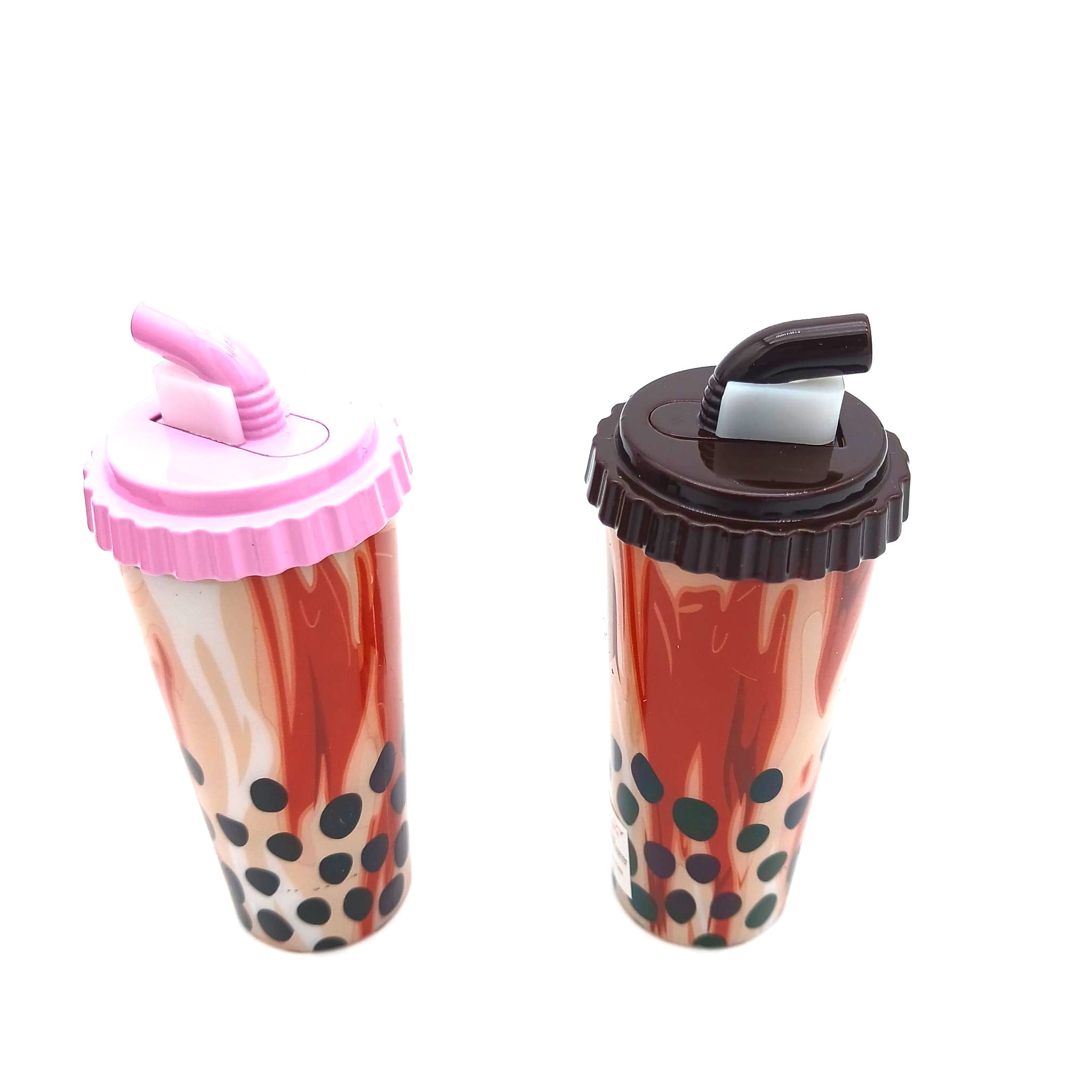 GH-7253  Clickit BOBA TEA CUP  Torch Mix Color 16 Pcs Display