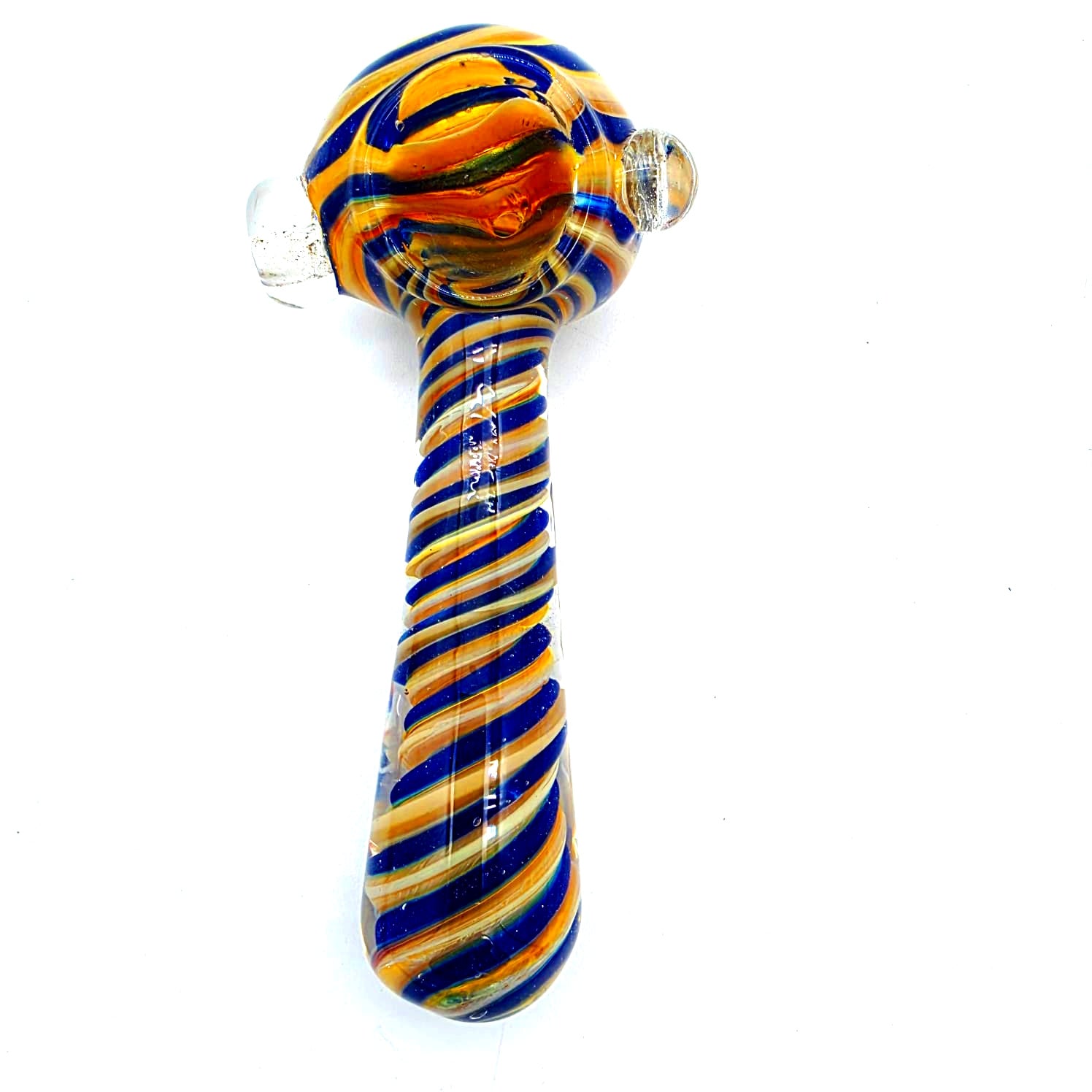 Multi Swirl Color Extra Heavy Duty Glass Hand Pipe